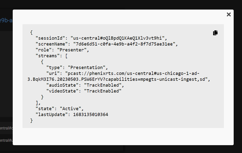 API details